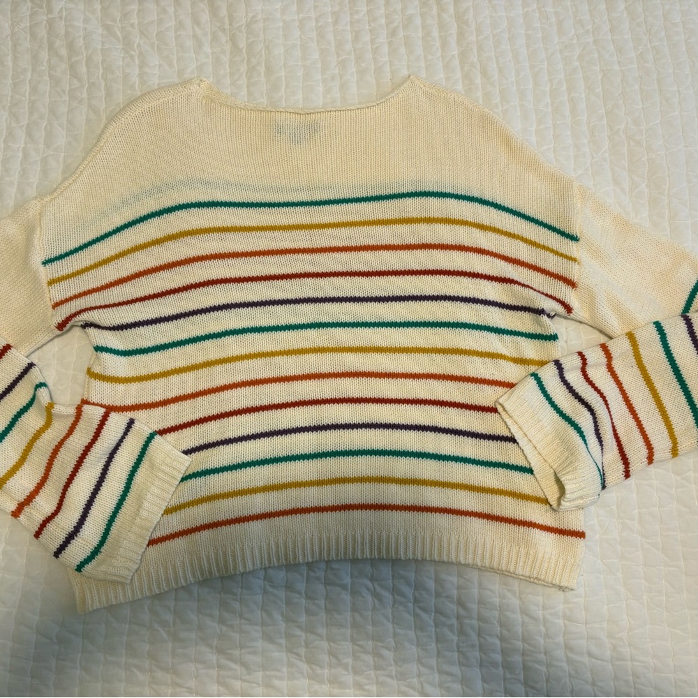 Striped Rainbow Women's Sweater
